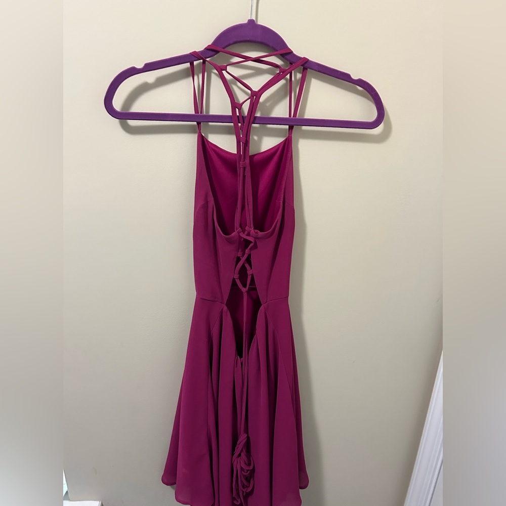 Purle Crossback Dress
